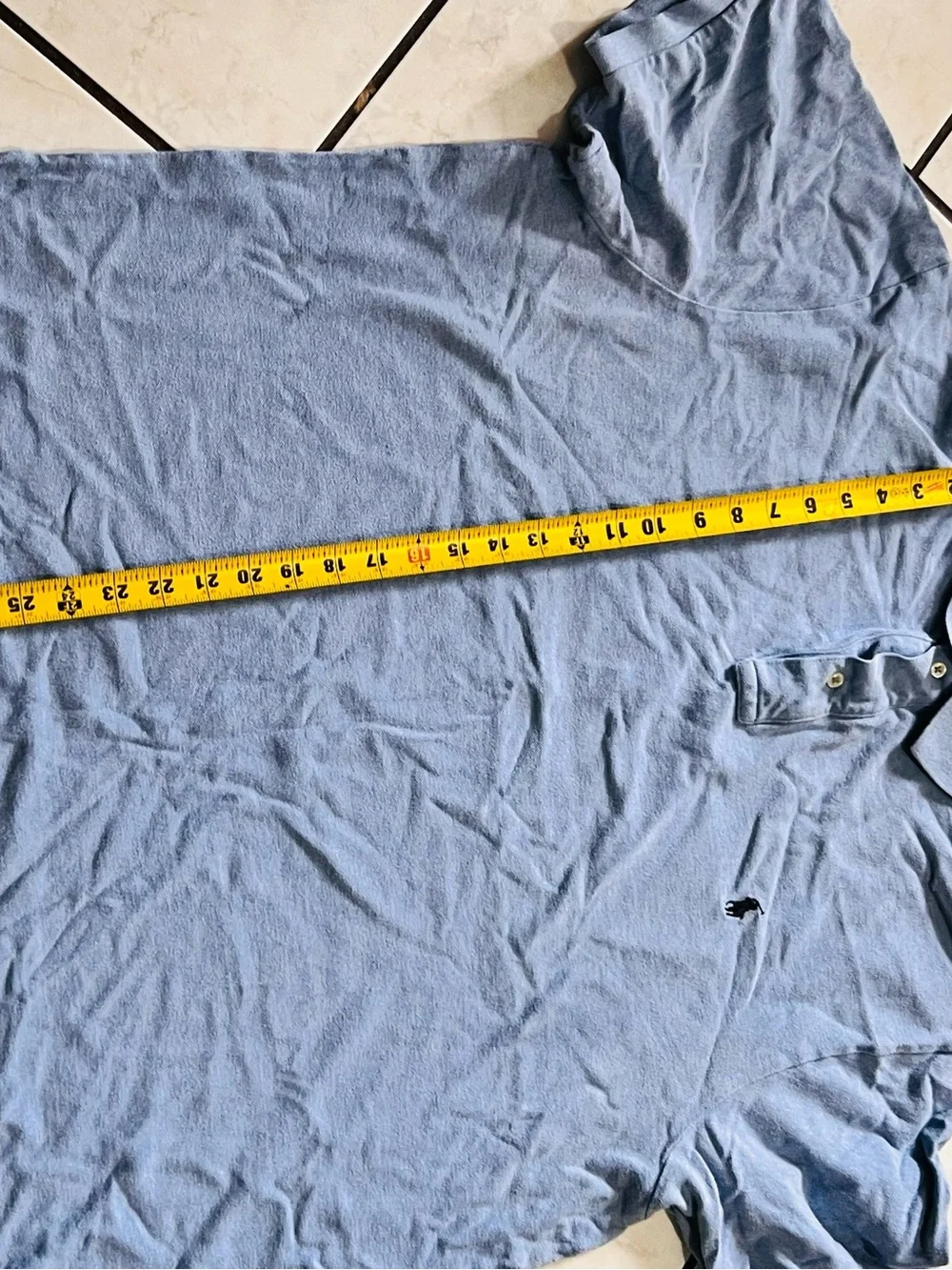Polo by Ralph Lauren Men's Light Blue Cotton Polo Shirt XXL